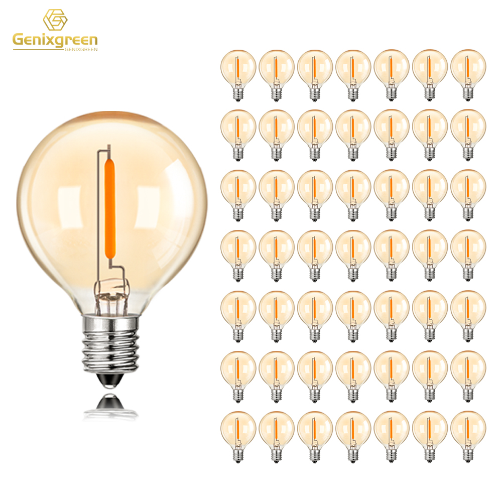 50Pcs G40 String Light Replace - Outdoor Lighting Glass Replacement review and price
