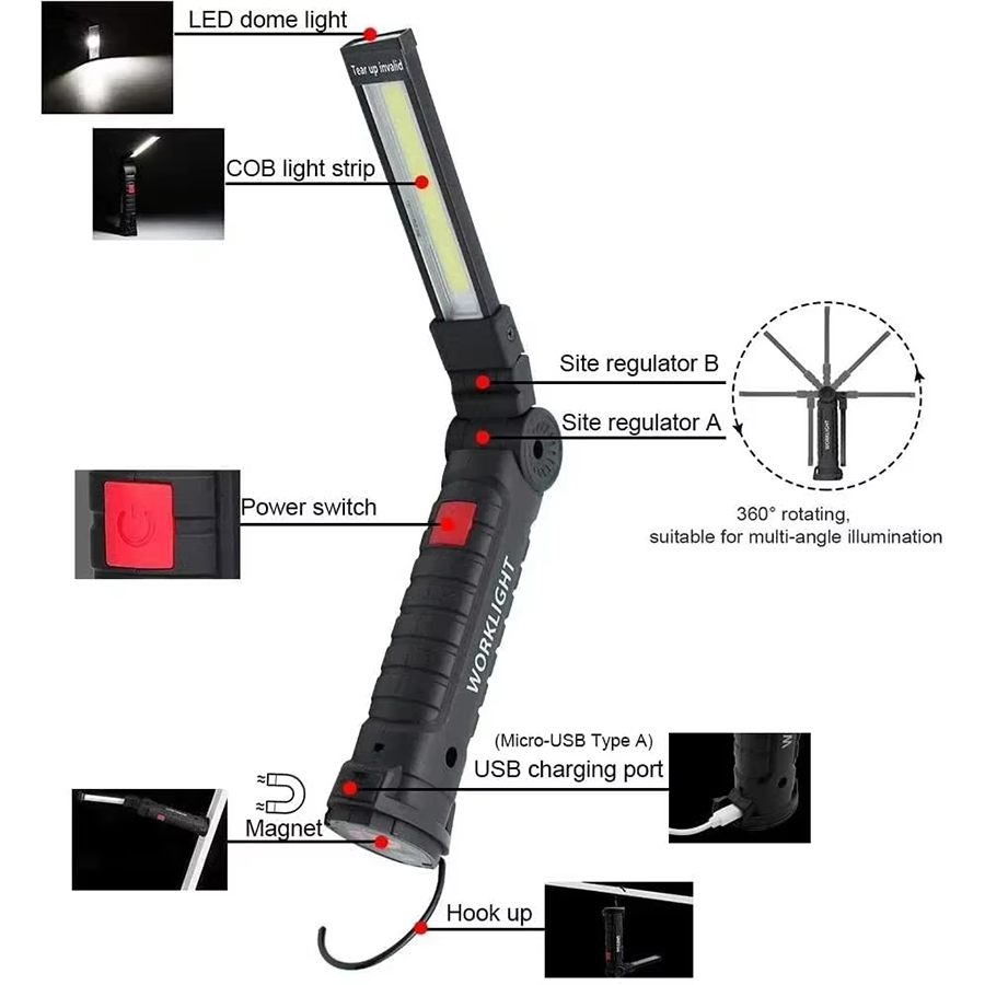 Portable LED Flashlight with M - Lighting Fixture Outdoor review and price