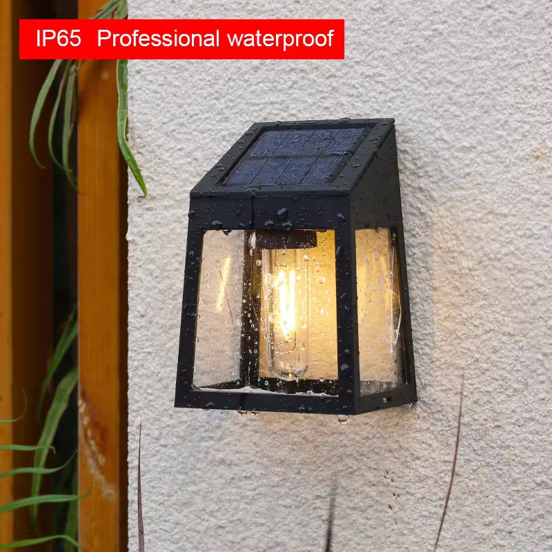 Solar Wall Light Outdoor Water - Outdoor Lighting For Fence review and price