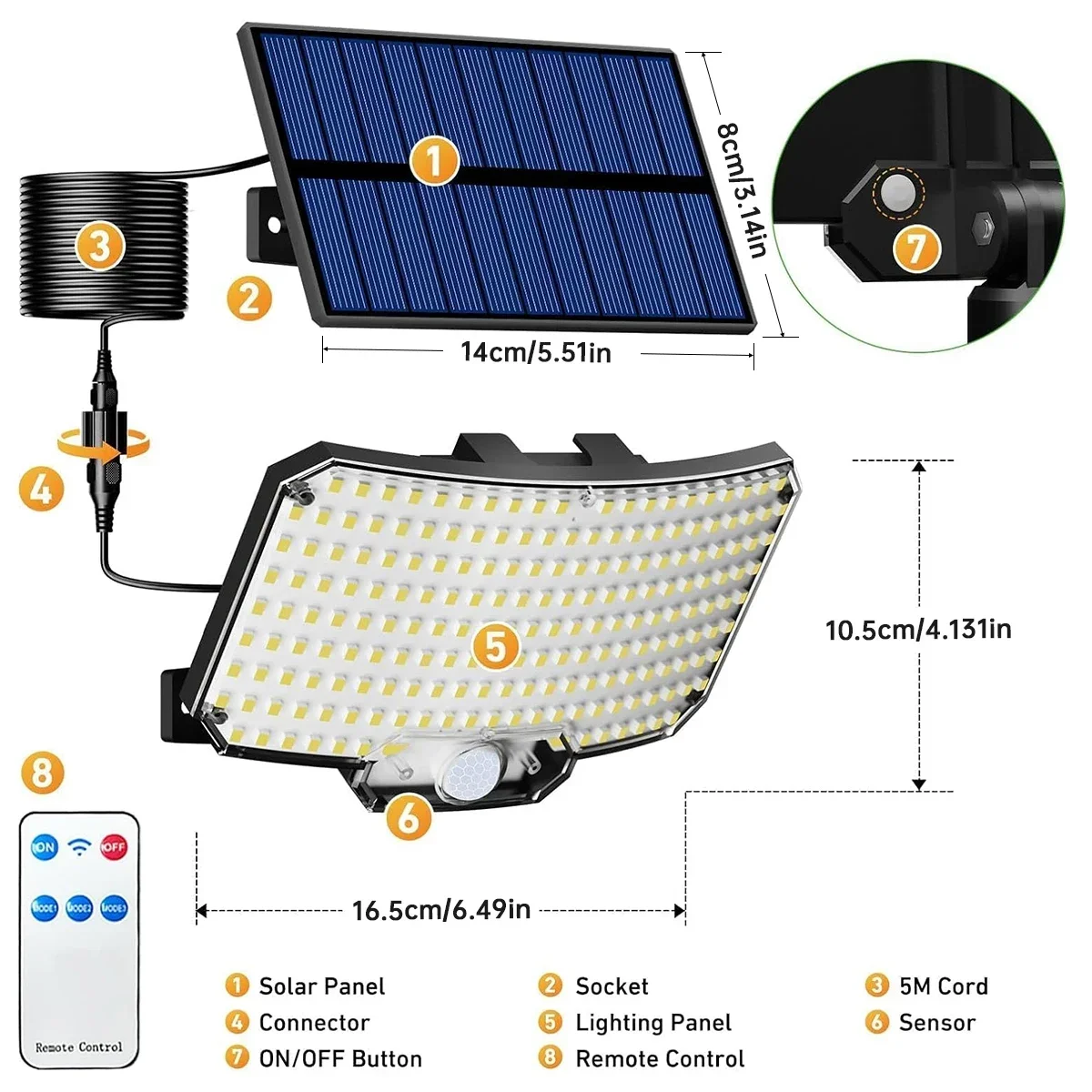 234LED Solar Outdoor Lights Mo - Outdoor Lighting Lamp review and price