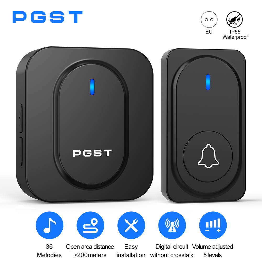 PGST Wireless Doorbell 36 Chim - Outdoor Lighting Wireless review and price