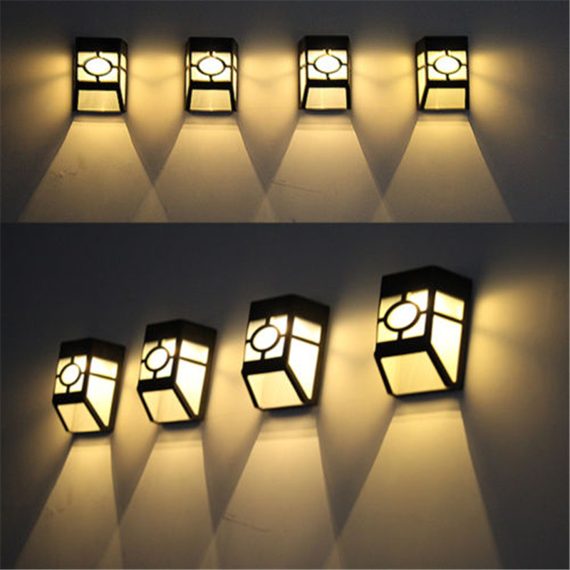 Solar Powered Wall Mount LED L - Outdoor Lighting For Fence review and price