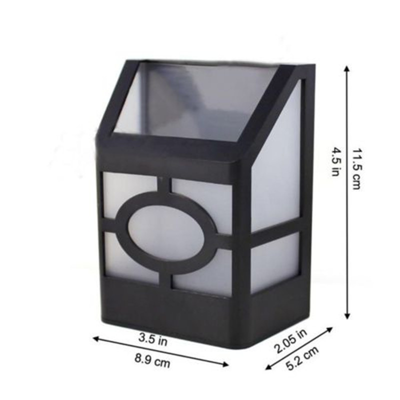 Solar Powered Wall Mount LED L - Outdoor Lighting For Fence review and price