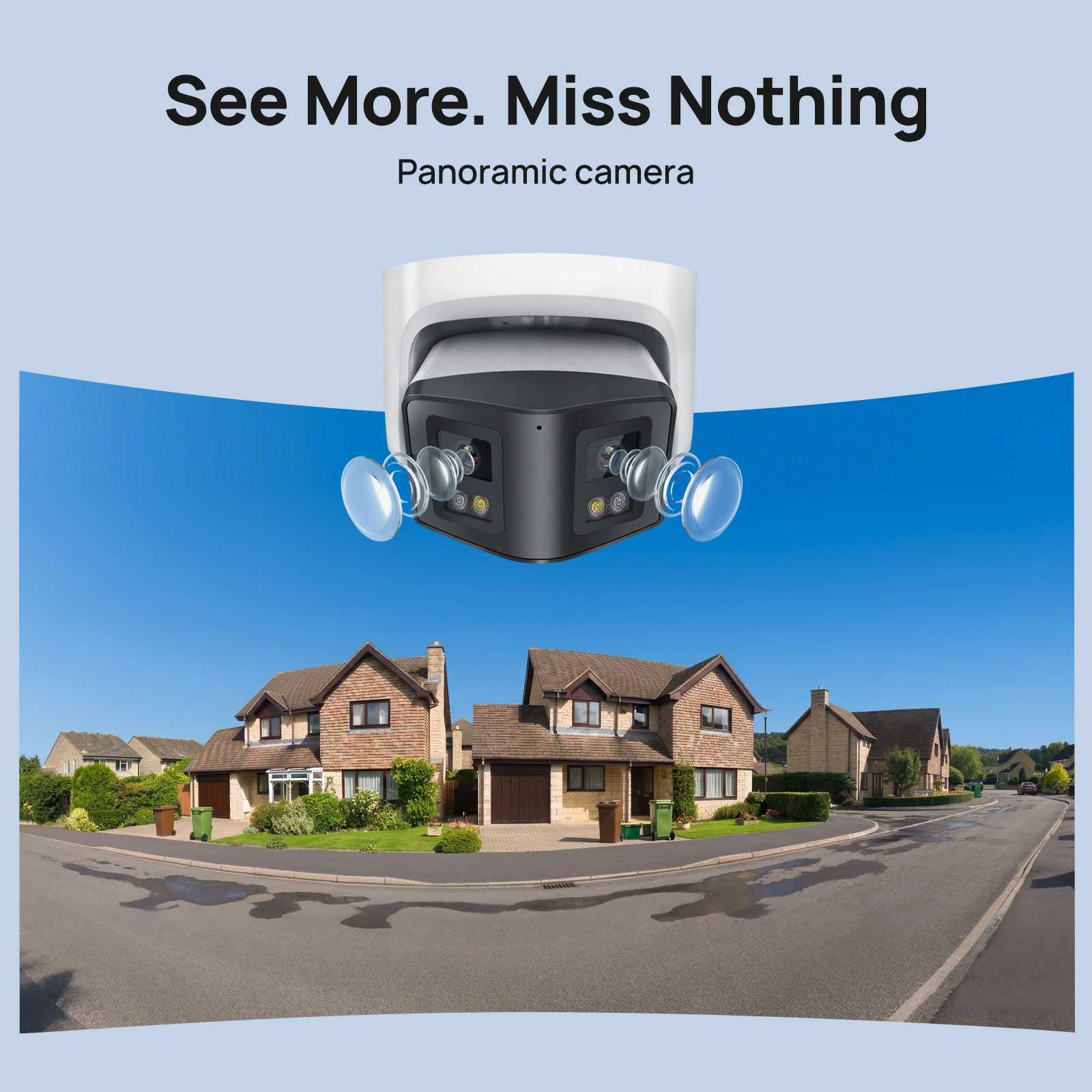 Vikylin 4MP Panoramic Smart Du - Outdoor Lighting Mains Powered review and price