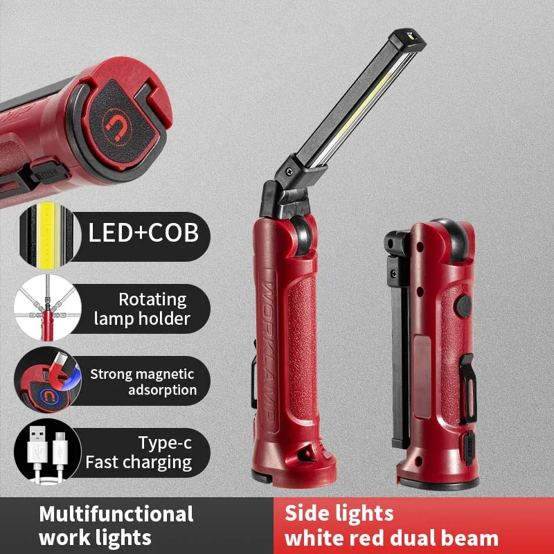 COB LED Work Light Rechargeabl - Lighting Fixture Outdoor review and price