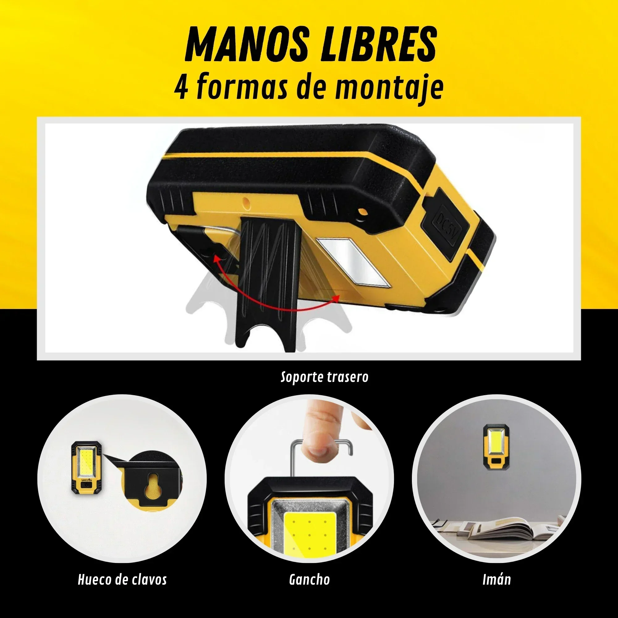 Rechargeable 4000MaH Work Ligh - Lighting Fixture Outdoor review and price