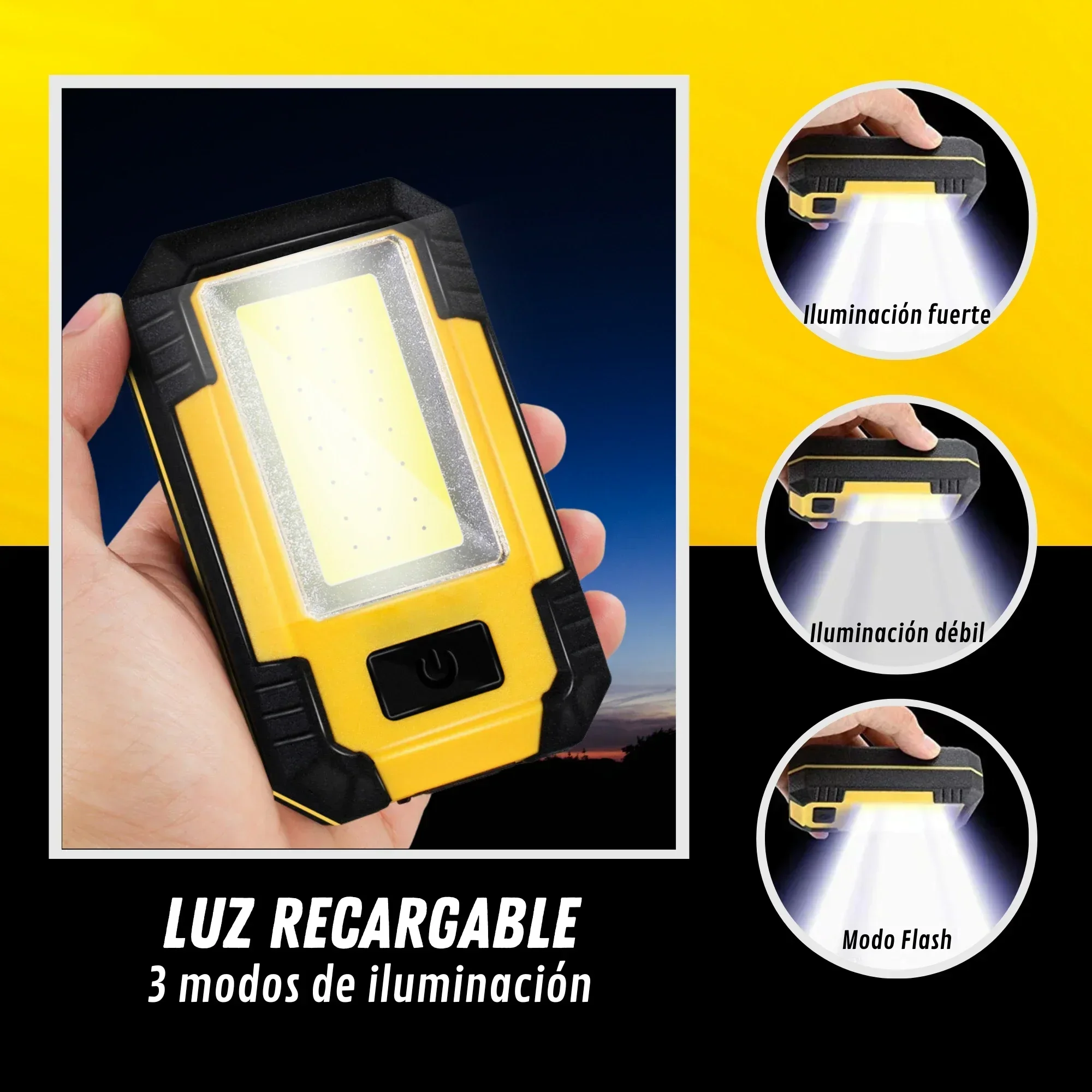 Rechargeable 4000MaH Work Ligh - Lighting Fixture Outdoor review and price