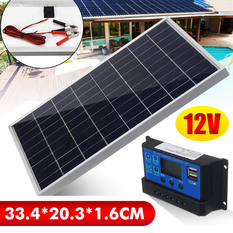 50W Solar Panel Kit Mono Cryst - Outdoor Lighting Kits review and price