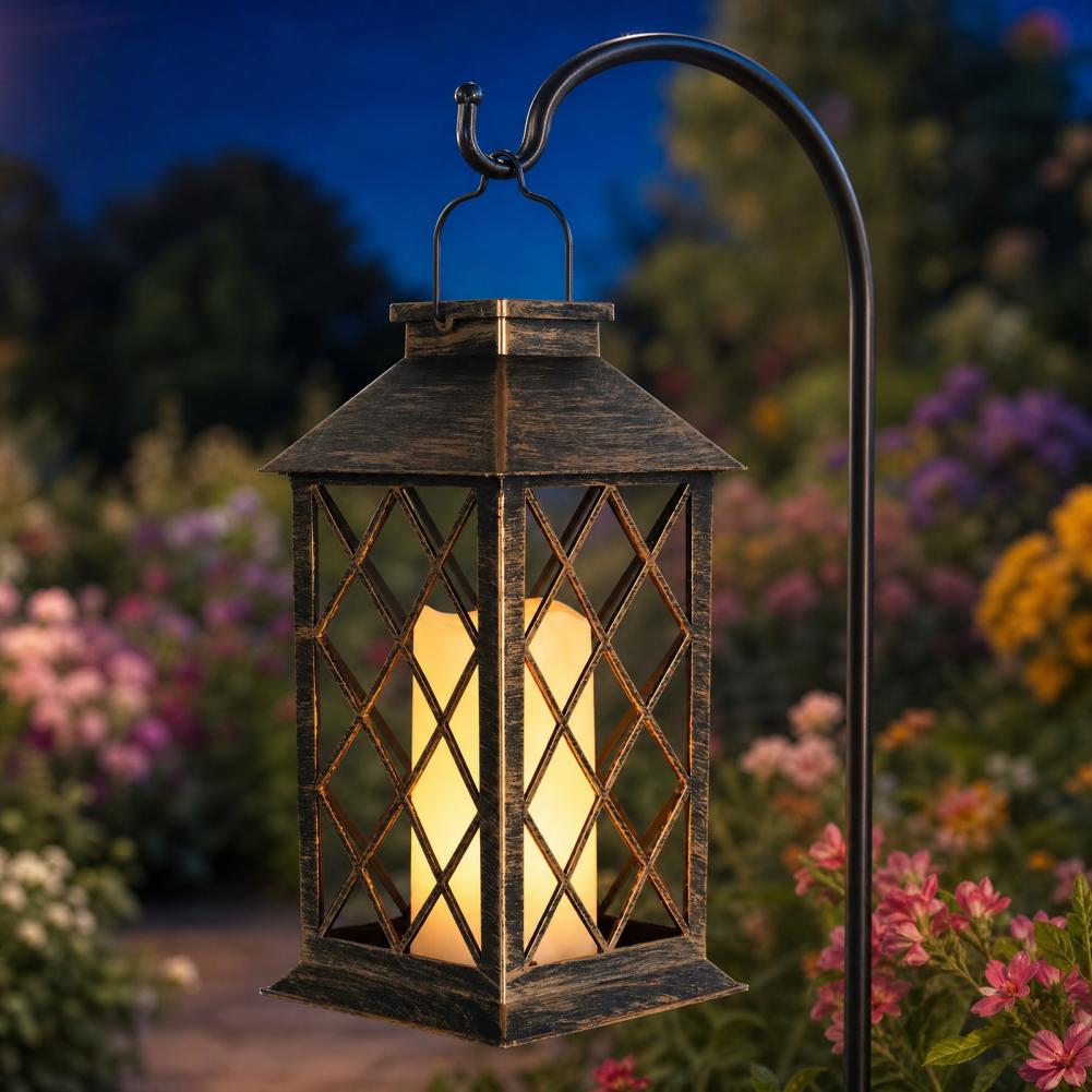 Retro Solar Lantern, Outdoor S - Outdoor Lighting Yard review and price
