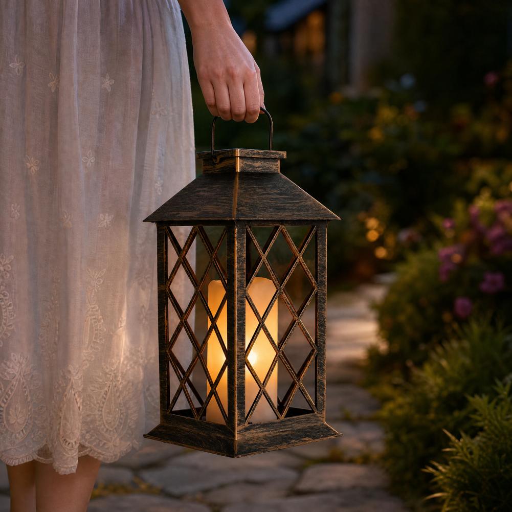 Retro Solar Lantern, Outdoor S - Outdoor Lighting Yard review and price