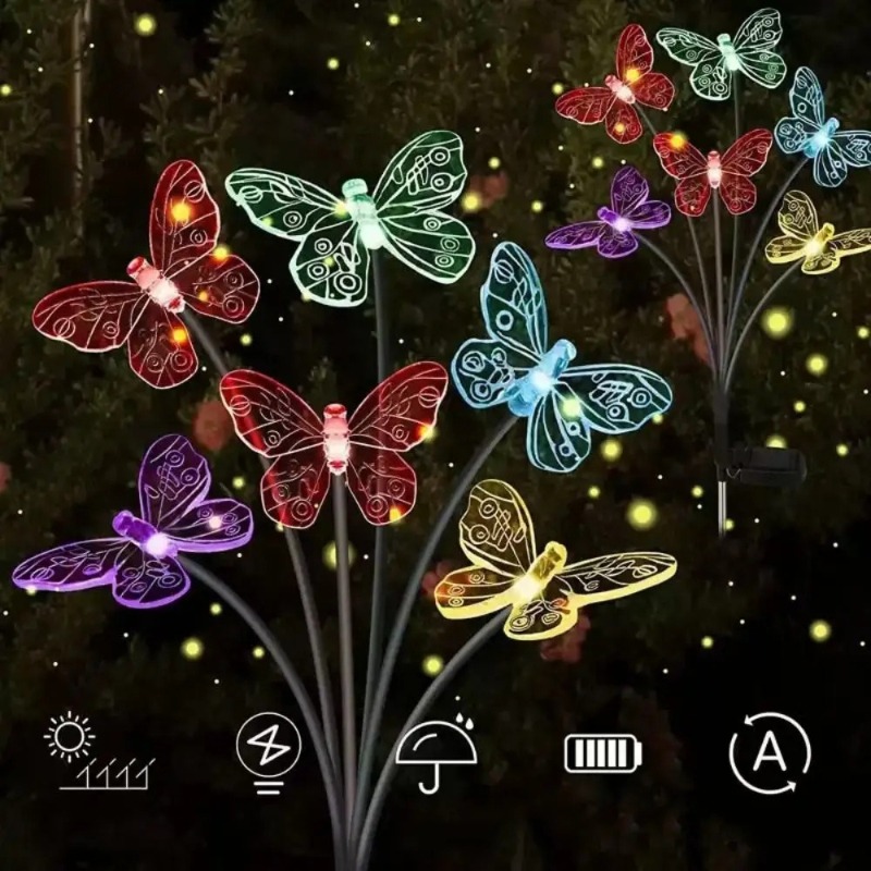 Solar Powered Butterfly Lights - Outdoor Lighting Yard review and price