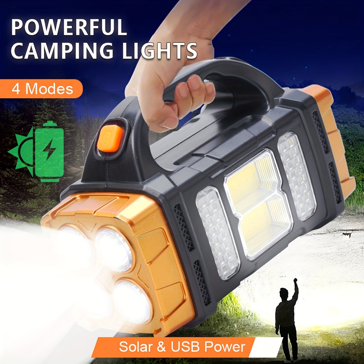 New Upgrade Rechargeable High  - Outdoor Lighting Panel review and price