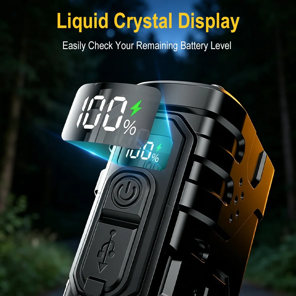 BORUIiT Hand Crank EDC LED Fla - Lighting Fixture Outdoor review and price