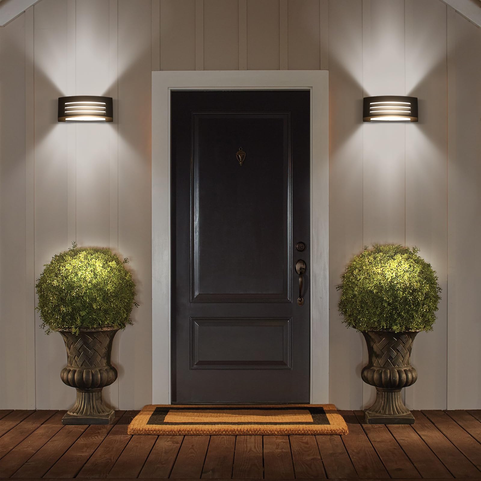 Outdoor Wall Light, Aluminum E - Outdoor Lighting Mains Powered review and price