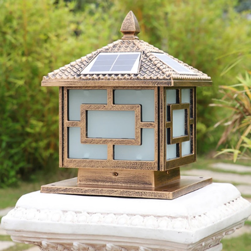 Solar Powered Waterproof Post  - Outdoor Lighting Mains Powered review and price