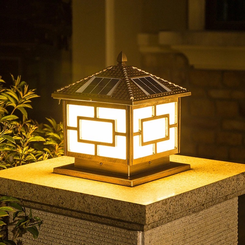 Solar Powered Waterproof Post  - Outdoor Lighting Mains Powered review and price