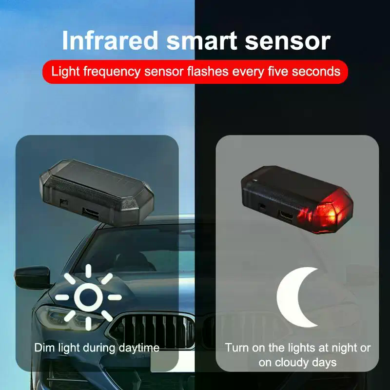 Car Mini LED Solar Power Warni - Outdoor Lighting Wireless review and price