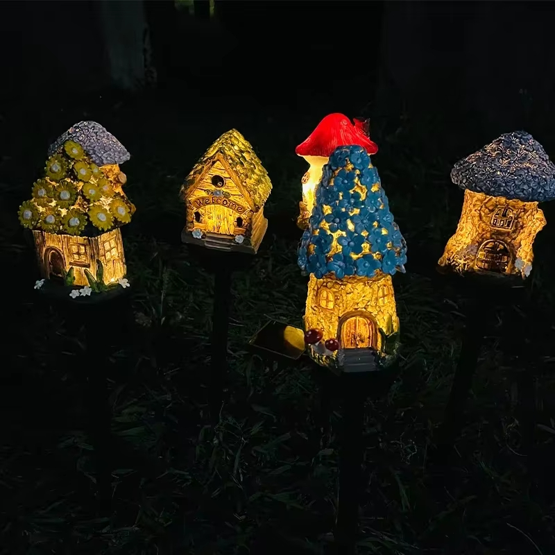 1pc Creative Solar Resin Mushr - Outdoor Lighting Architectural review and price