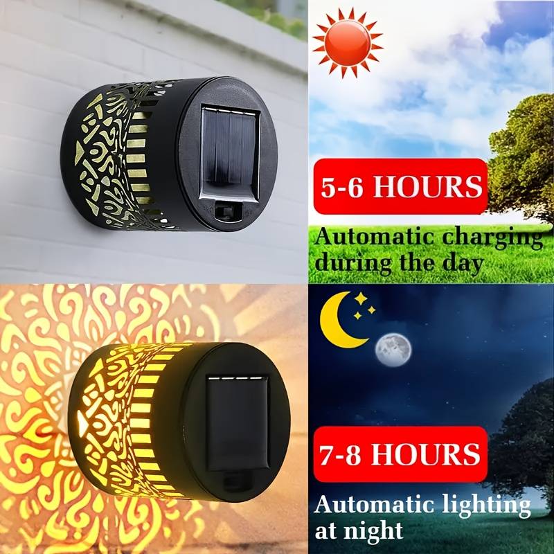 2-Pack Solar Garden Lights IP6 - Outdoor Lighting For Fence review and price
