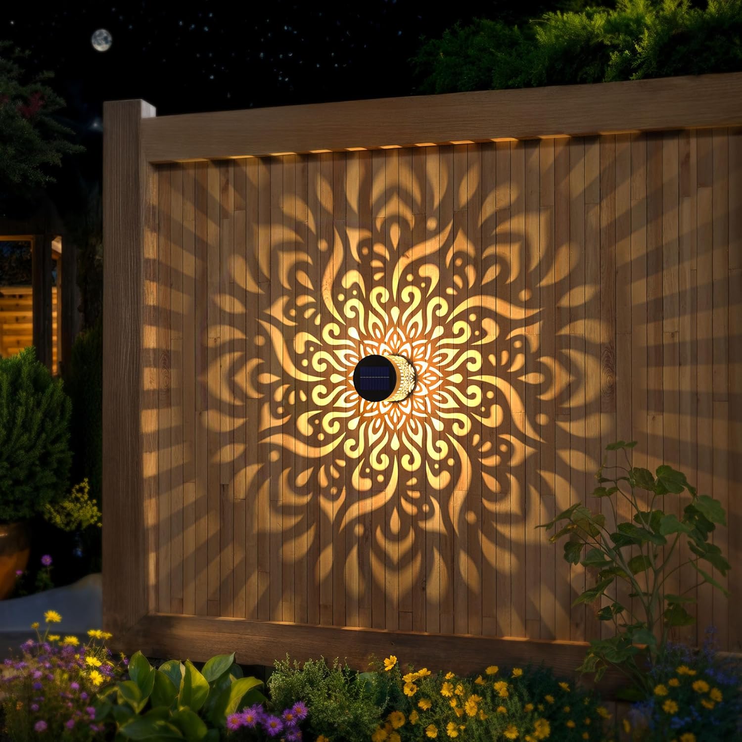 2-Pack Solar Garden Lights IP6 - Outdoor Lighting For Fence review and price