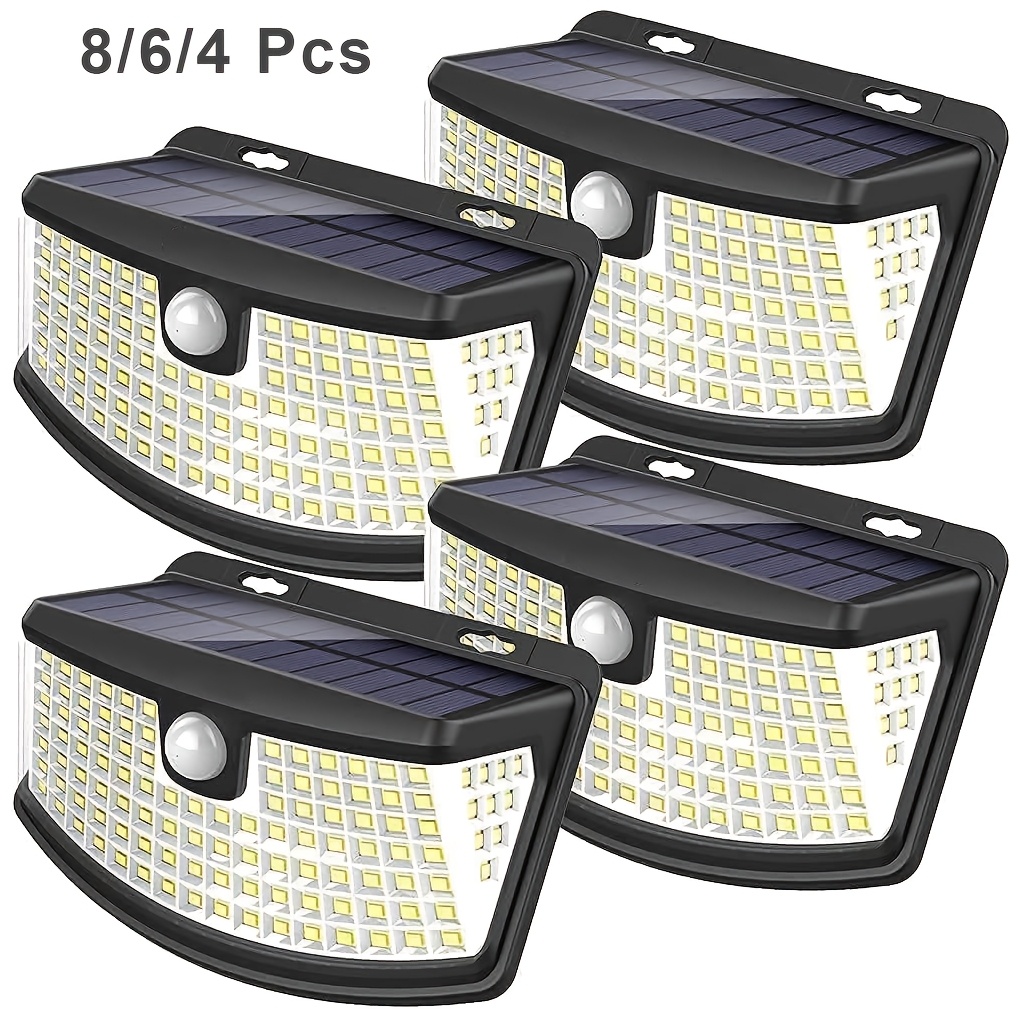 8/6/4 Packs Solar Motion Senso - Outdoor Lighting For Fence review and price