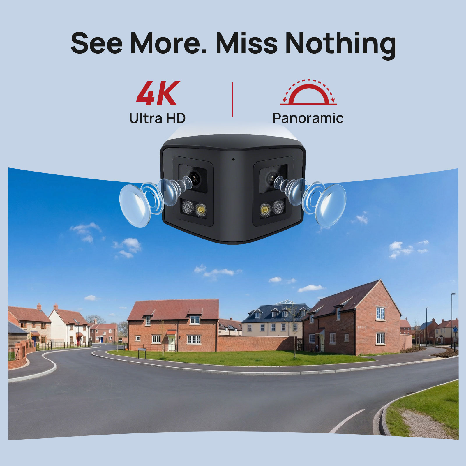 VIKYLIN 170° Panoramic Securit - Outdoor Lighting Mains Powered review and price