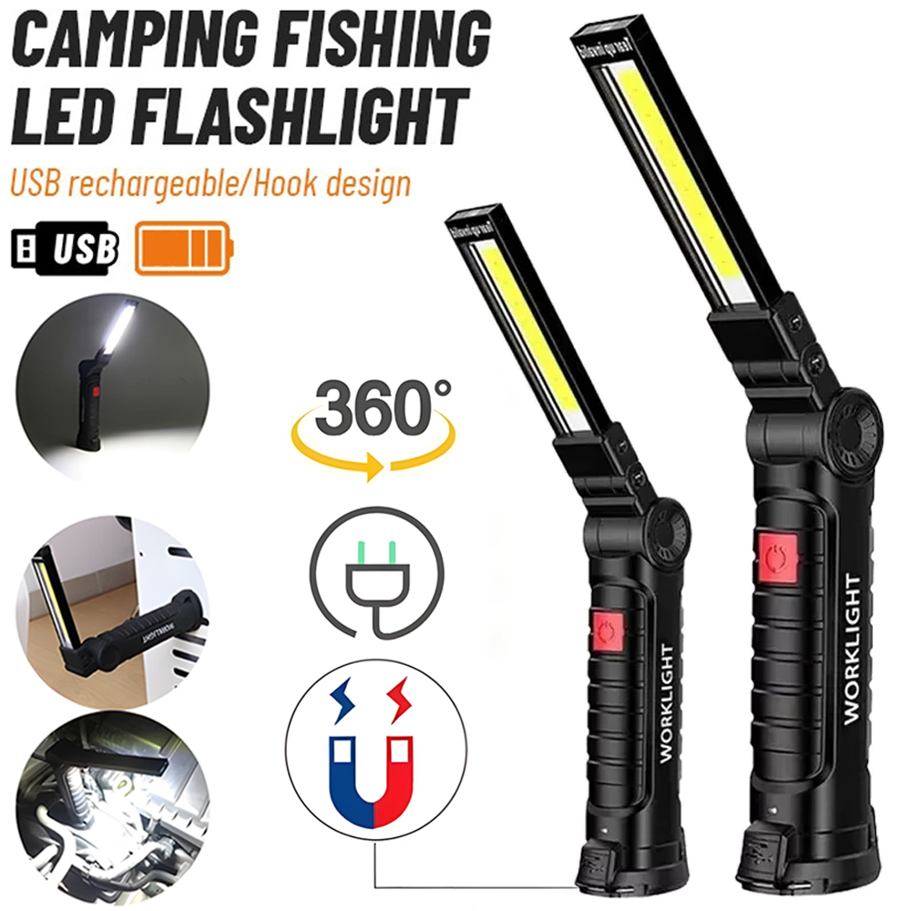 LED COB Flashlight USB Recharg - Lighting Fixture Outdoor review and price