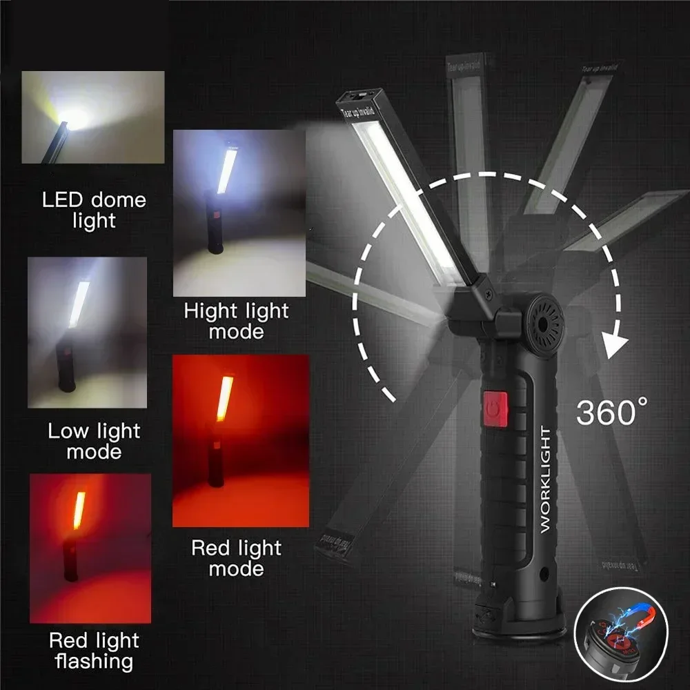LED COB Flashlight USB Recharg - Lighting Fixture Outdoor review and price