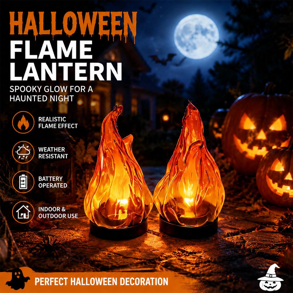 Solar Flame Hanging Lantern Li - Outdoor Lighting Yard review and price