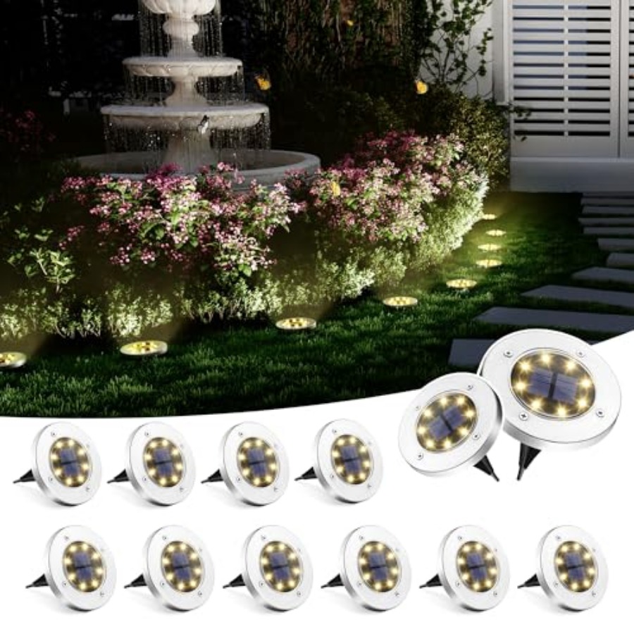 Solar Ground Lights Solar Ligh - Outdoor Lighting Yard review and price