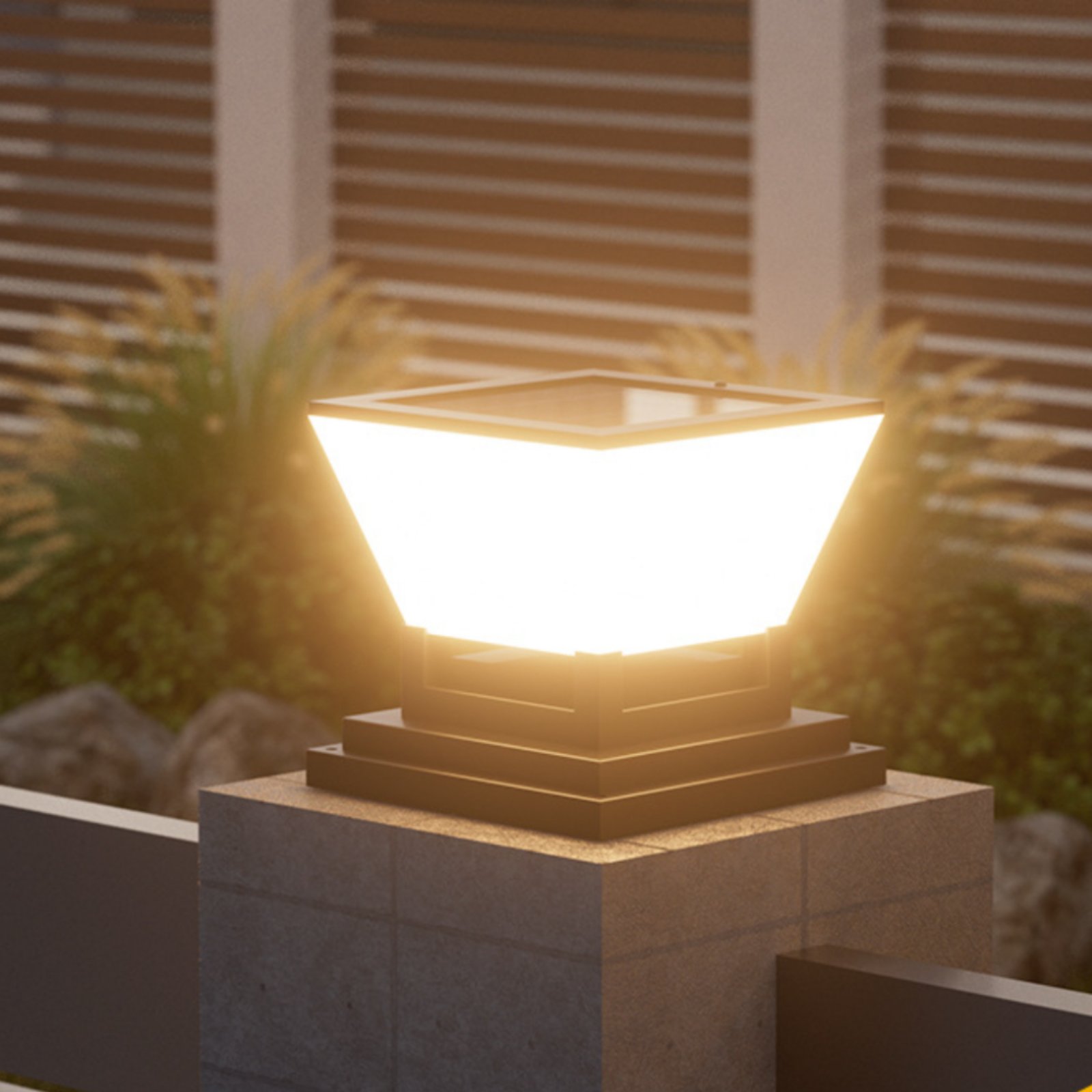 Solar Post Light Water Resista - Outdoor Lighting For Fence review and price