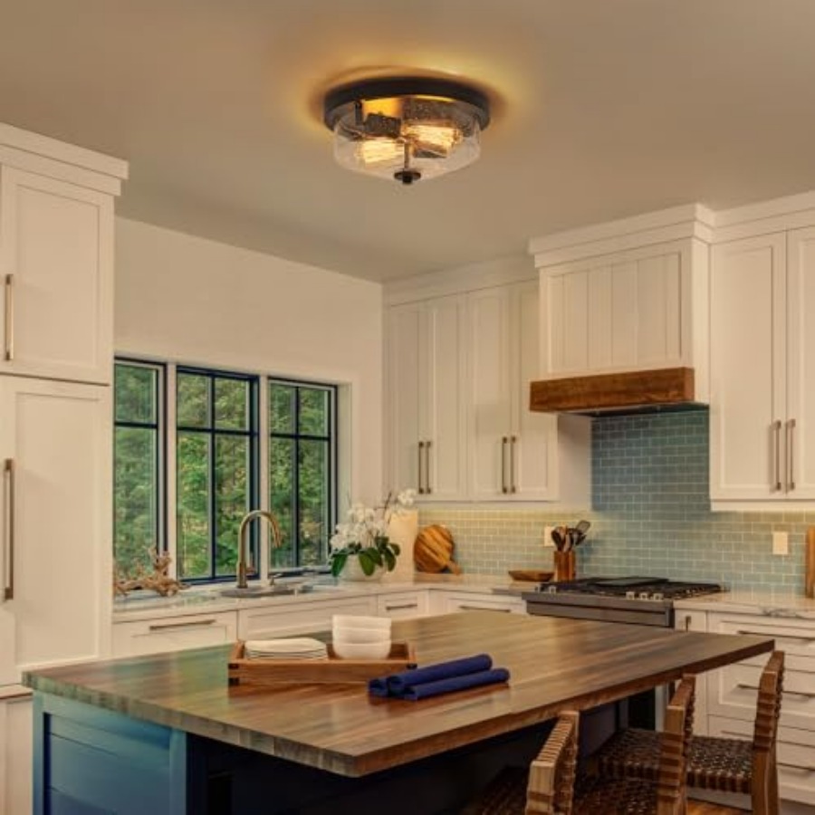 Flush Mount Ceiling Light Farm - Lighting Fixture Outdoor review and price